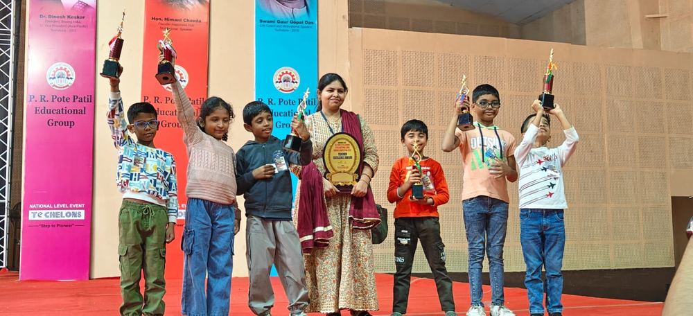 Champions at National Level Open Abacus Competition
